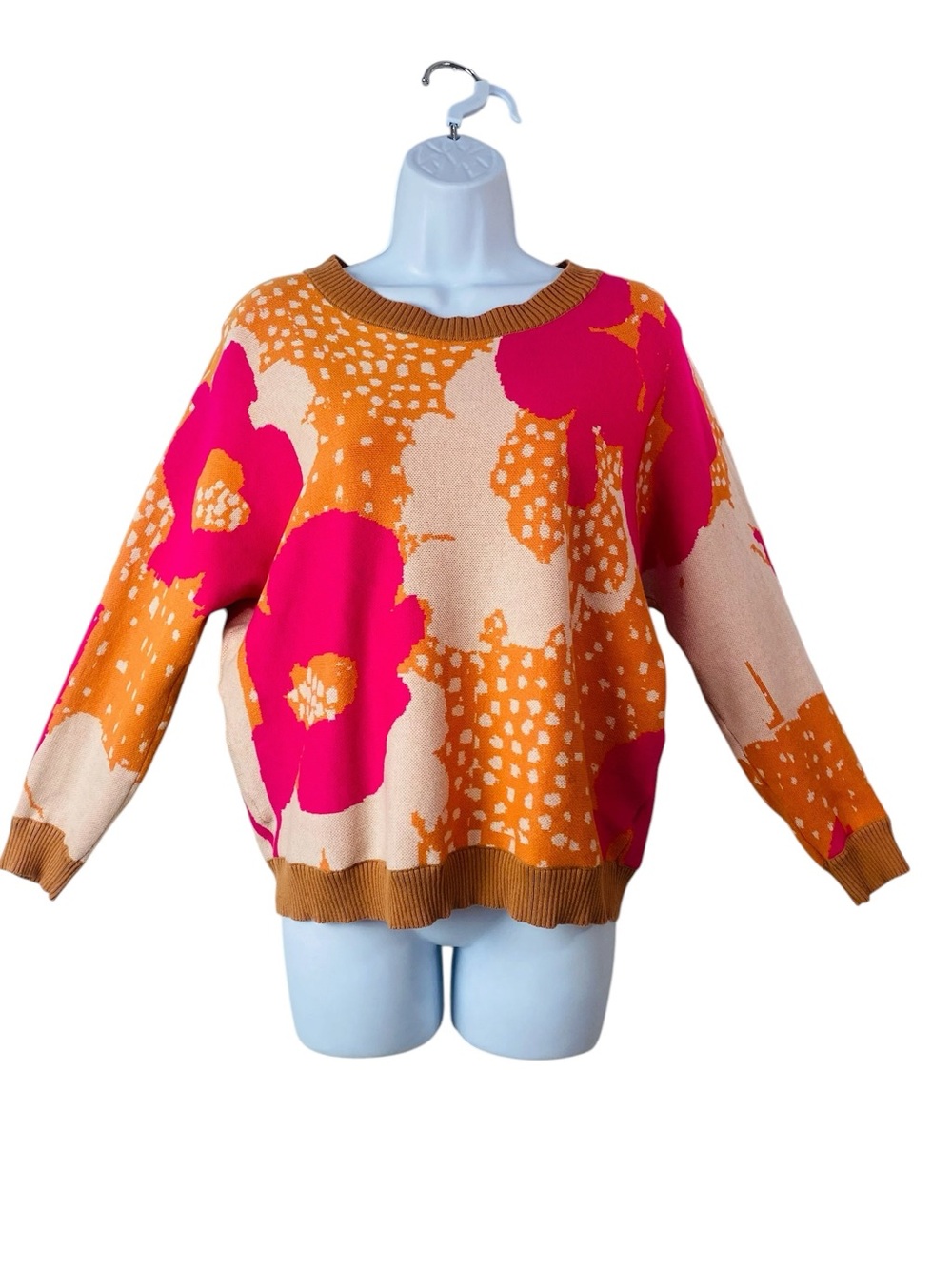 Fate Never Been Better Floral Sweater Size M - Picture 2 of 6